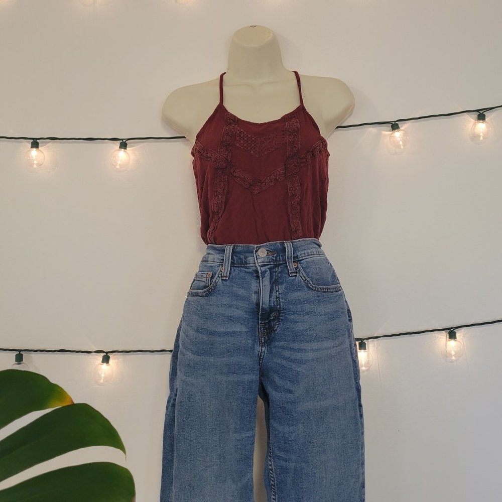 Mossimo supply Co Burgundy tank top